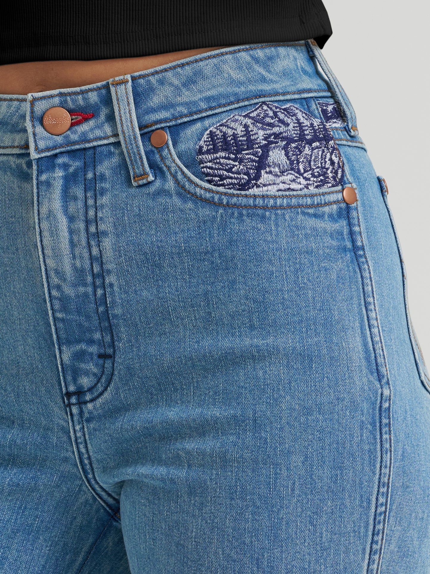 Womens Bailey Flare Beer Wash