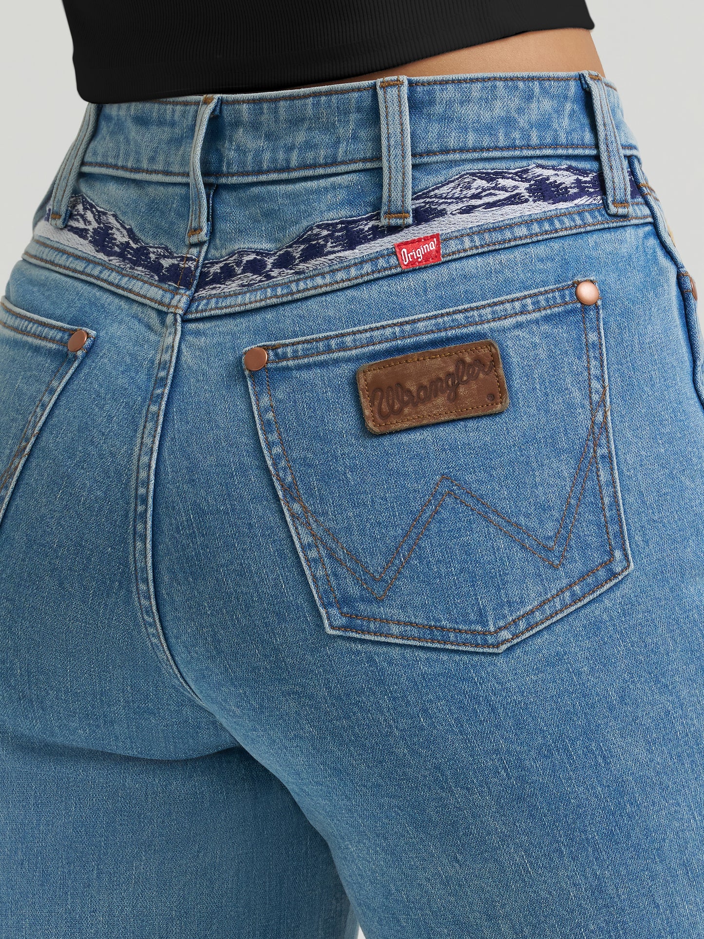 Womens Bailey Flare Beer Wash
