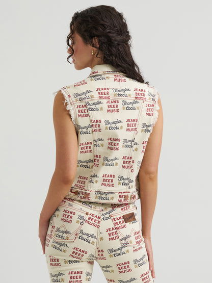 Womens Printed Vest