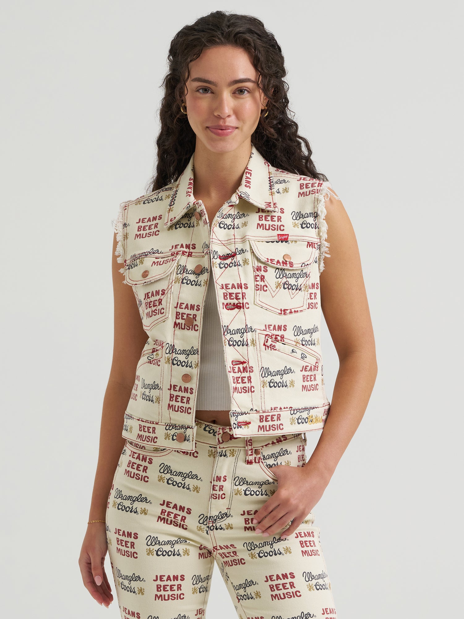 Womens Printed Vest