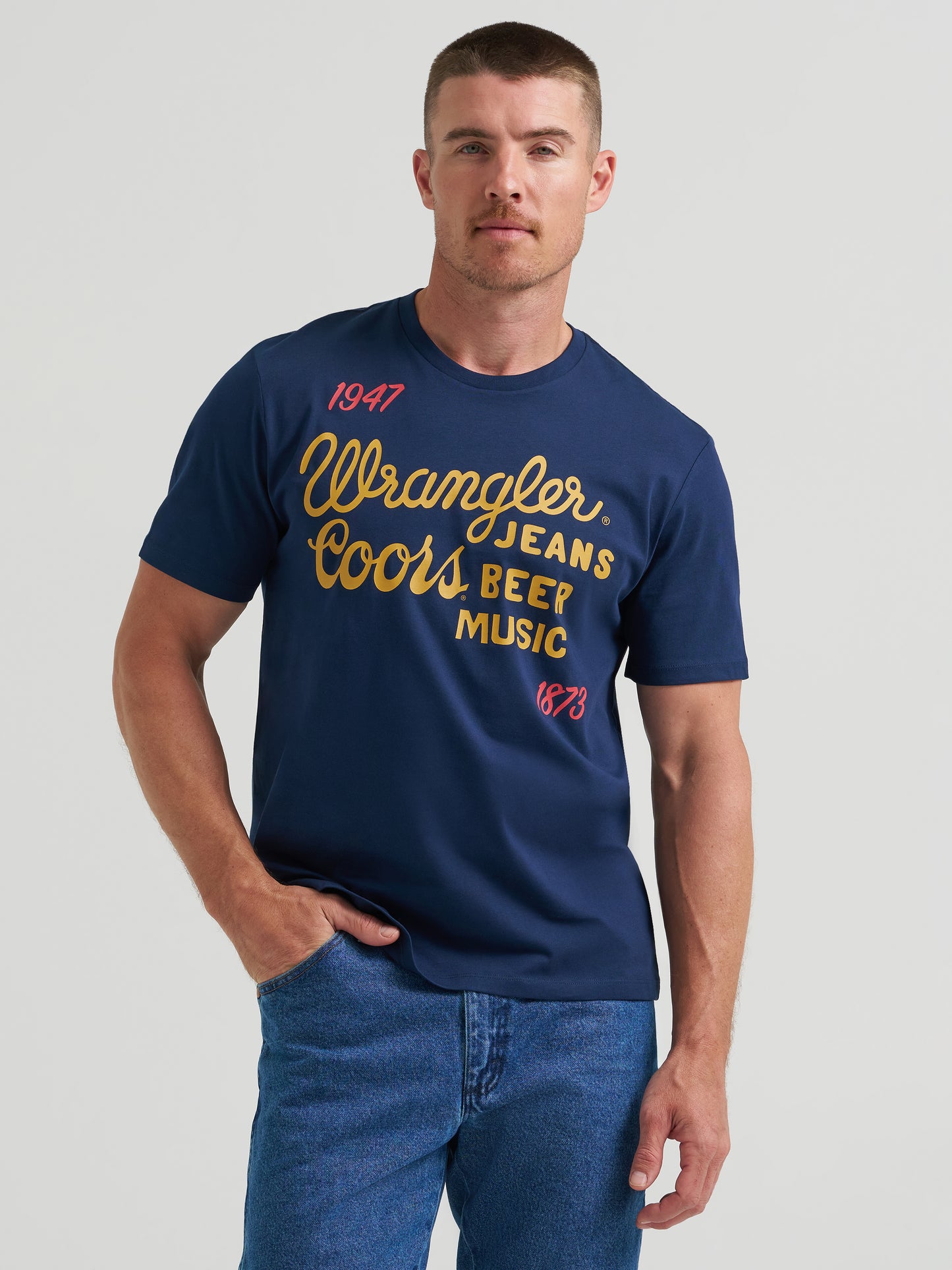 T-shirt bleu marine