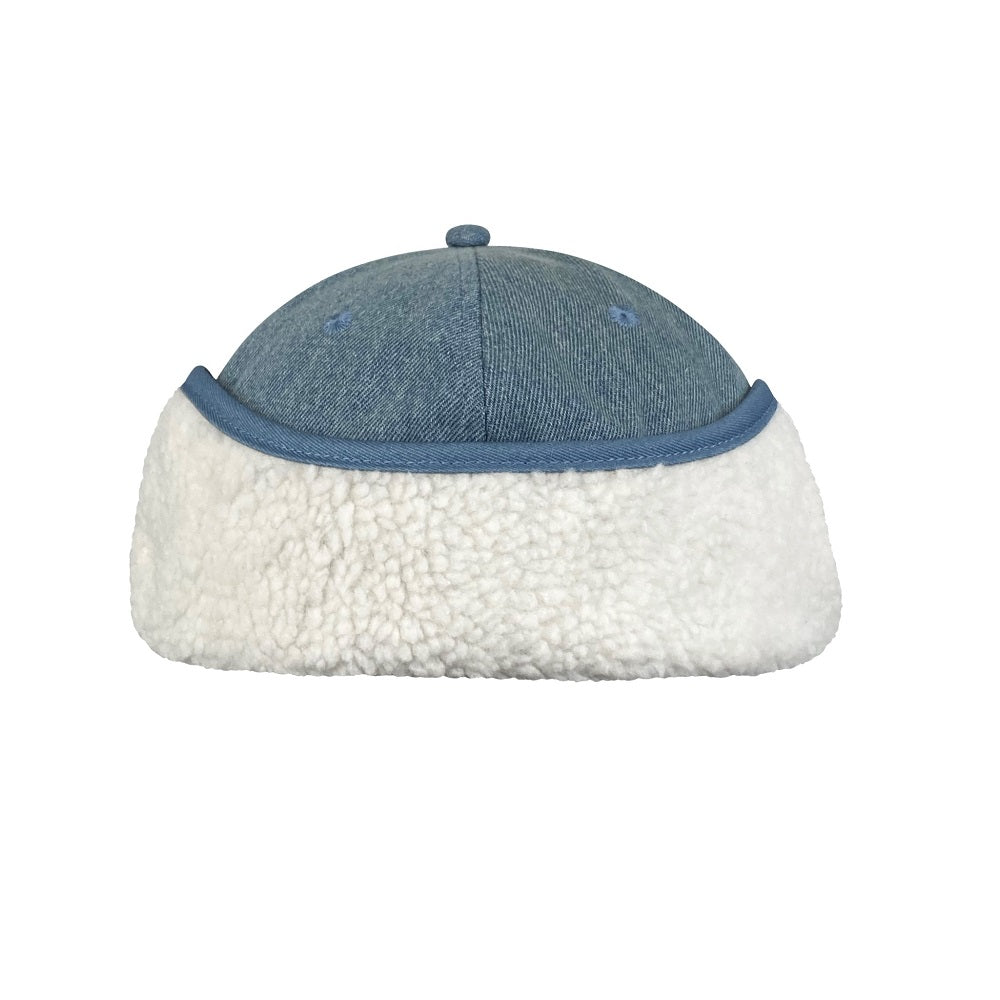 Light Wash Denim Flapjack Hat
